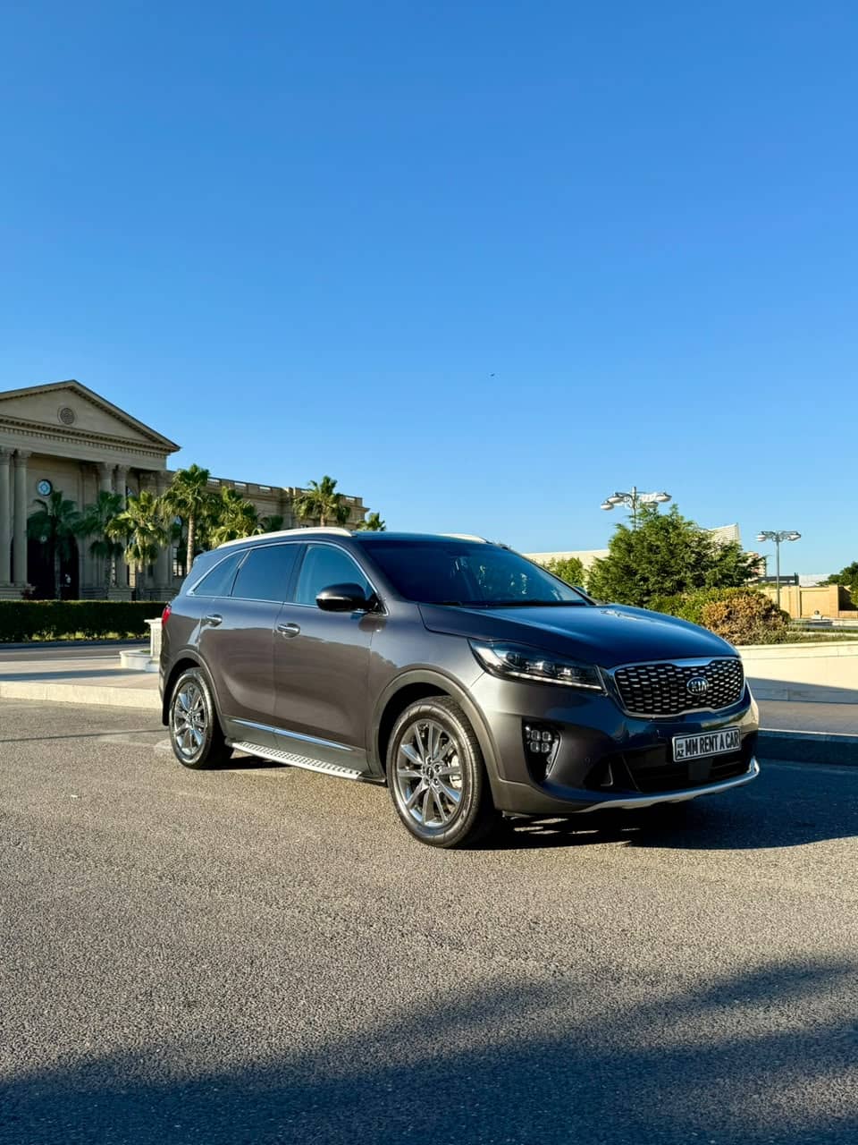 Dark grey Kia Sorento 2019 for rent in Baku